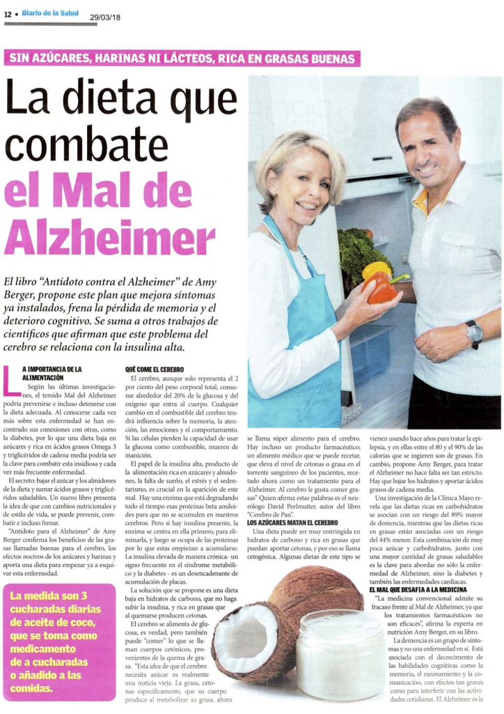 La dieta que combate el mal de Alzheimer