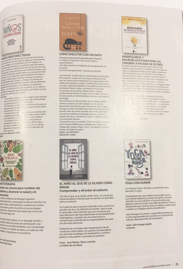 Universo Holístico recomienda libros de Sirio en su número de junio