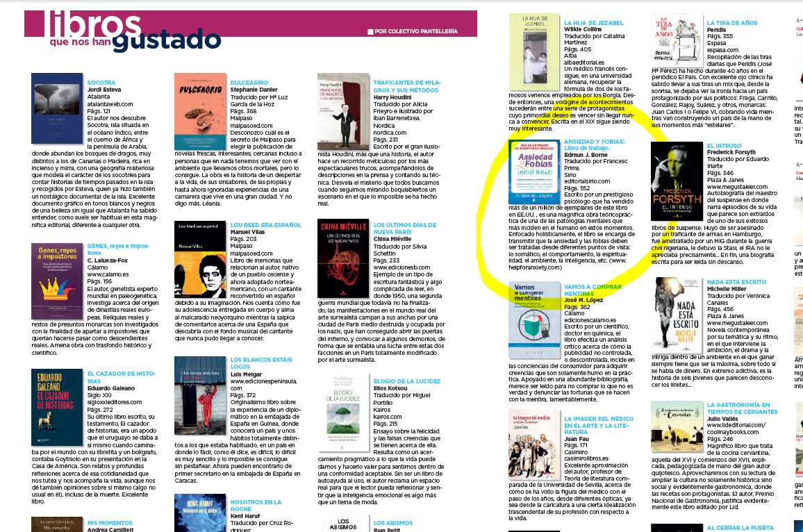 Ansiedad y Fobias recomendado en la revista médica ENCUENTROS