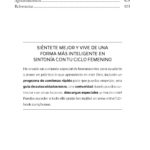 EN SINTONIA CON TU CICLO FEMENINO