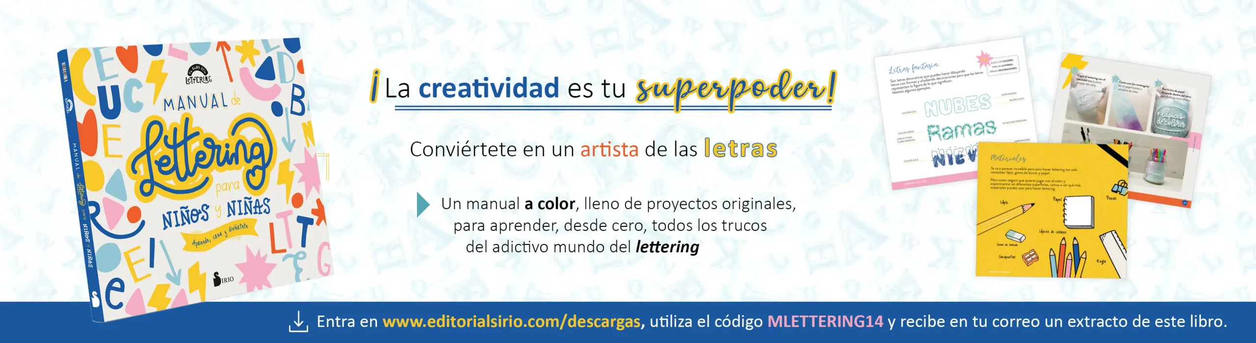 Manual de Lettering para Niños y niñas