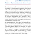 GUIA DE CUIDADOS BÁSICOS PARA HIJOS ADULTOS DE PADRES EMOCIONALMENTE INMADUROS - Imagen 5