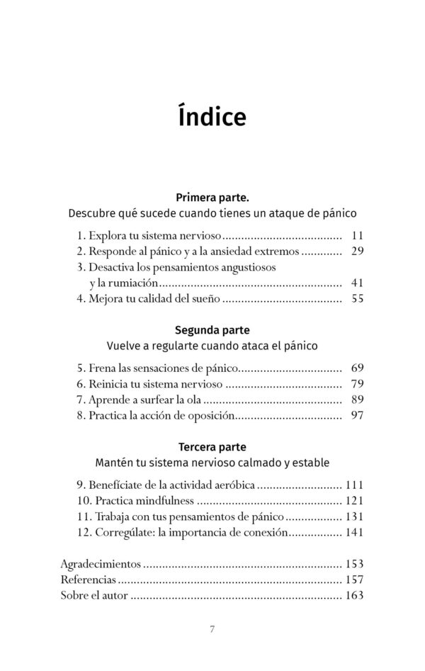 ataques de pánico índice